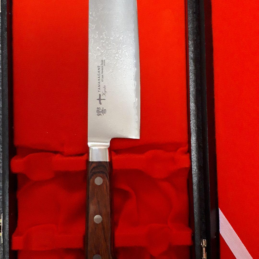 【新品・未使用】片岡製作所 菜切包丁 日本製 TAMAHAGANE 響十 63層