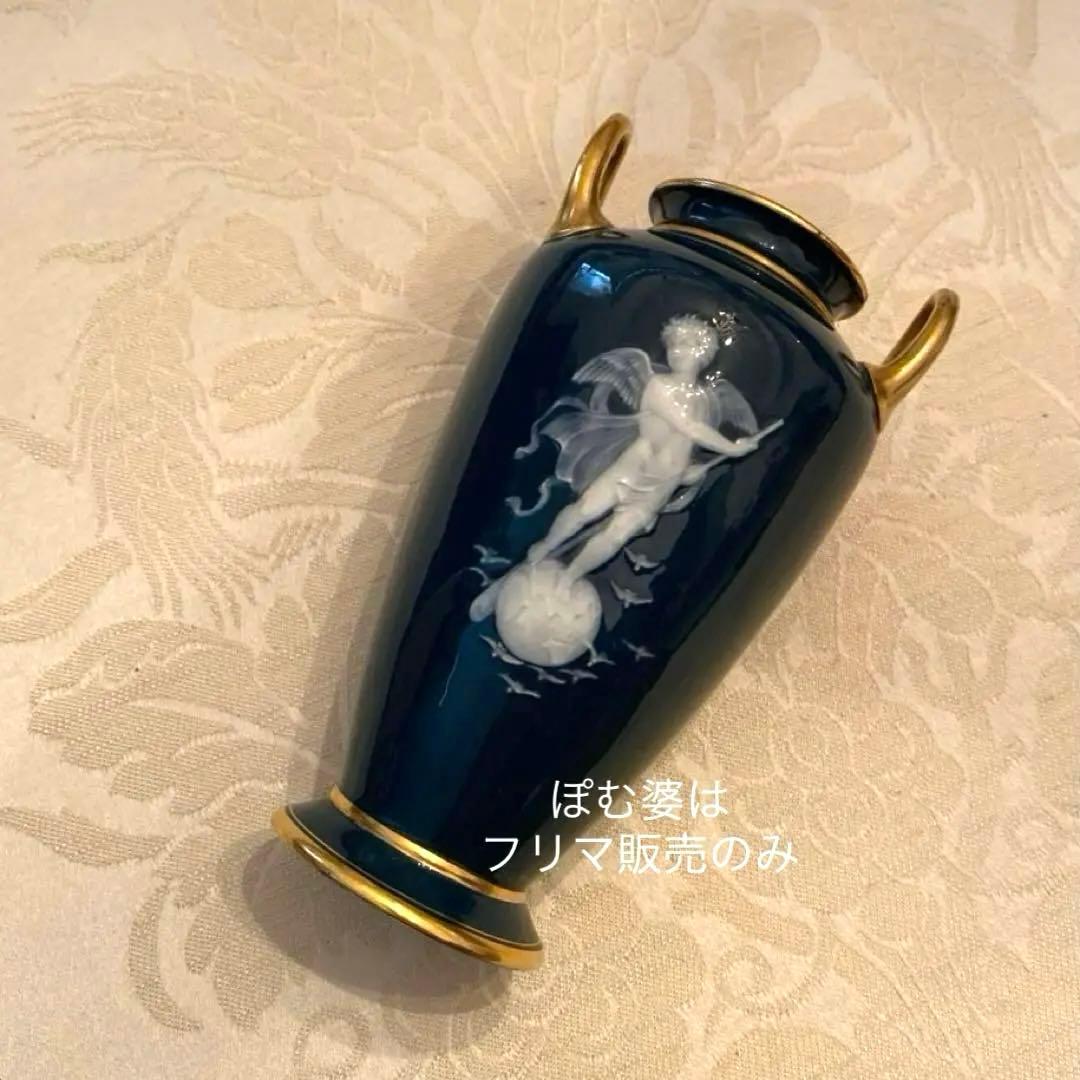 【古ミントン】パテ・シュール・パテ／A.Birks／金彩 花瓶 ベース 置物