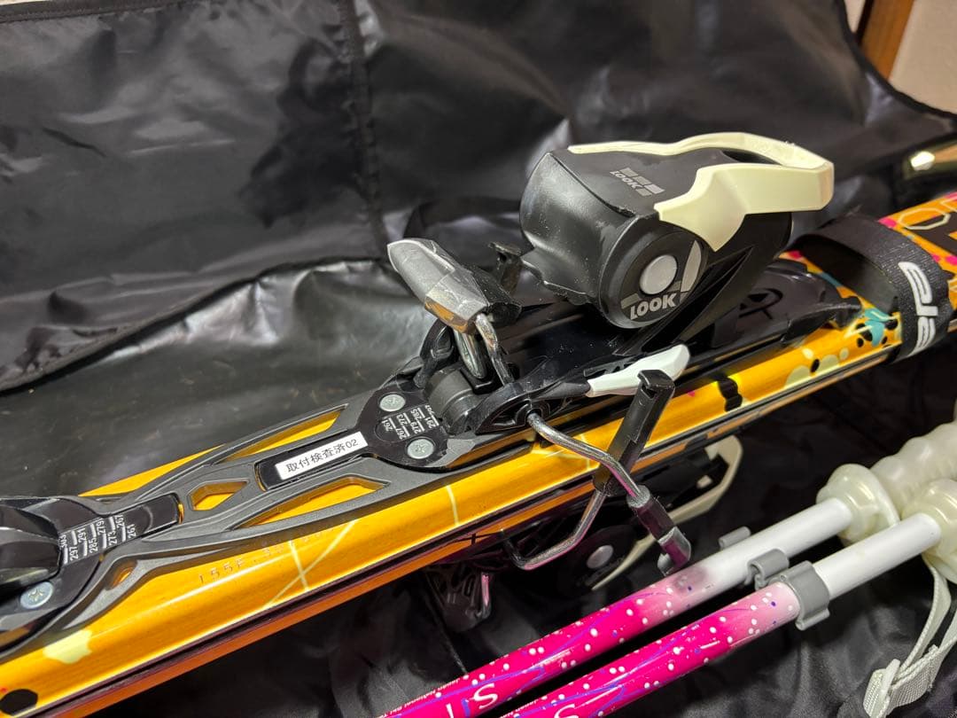 【引退品】スキー板 男女ペア ブーツ等一式