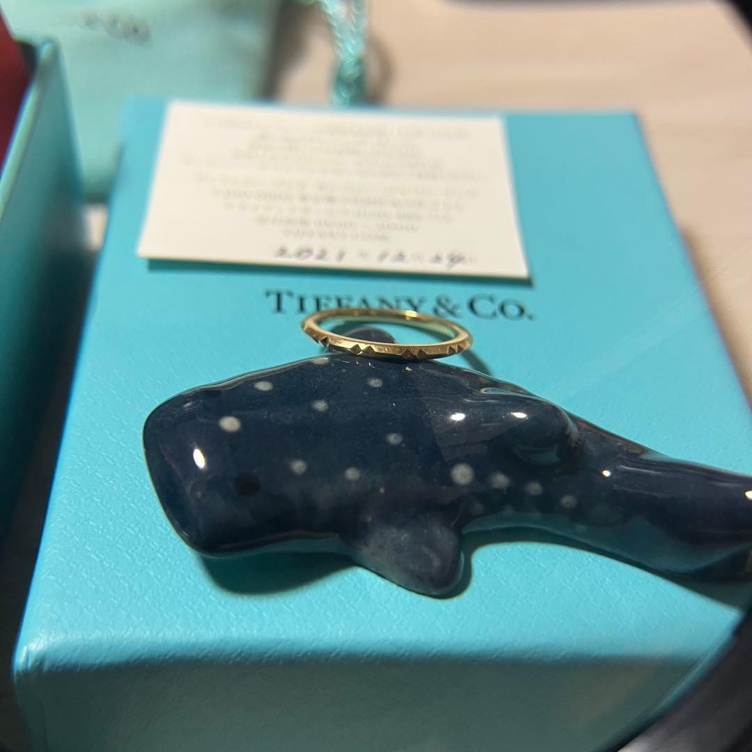 ティファニートゥルー バンドリング 指輪 K18 11号 TIFFANY&Co.
