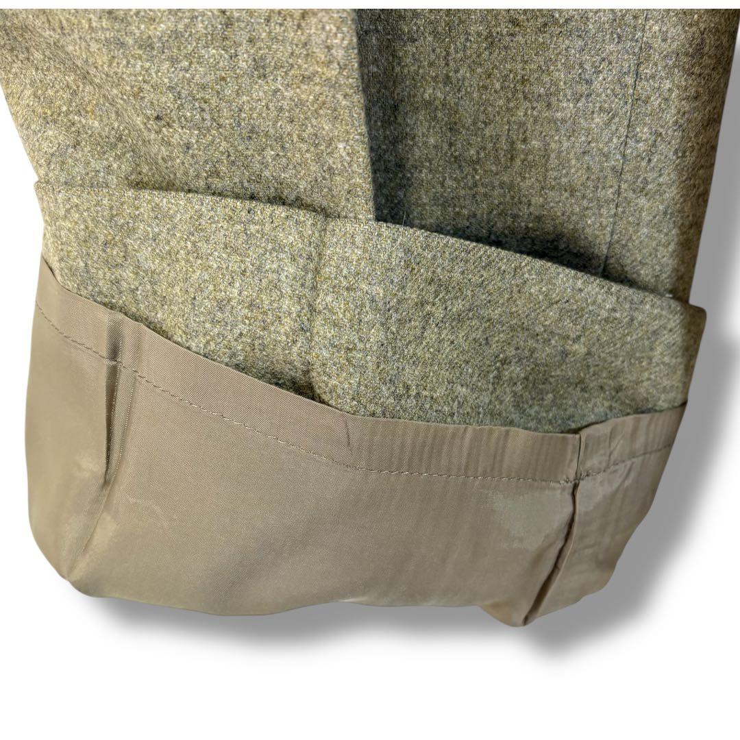 【ヴィンテージ】YSLサンローラン ウールカシミヤ30％ パンツスーツ 秋冬用