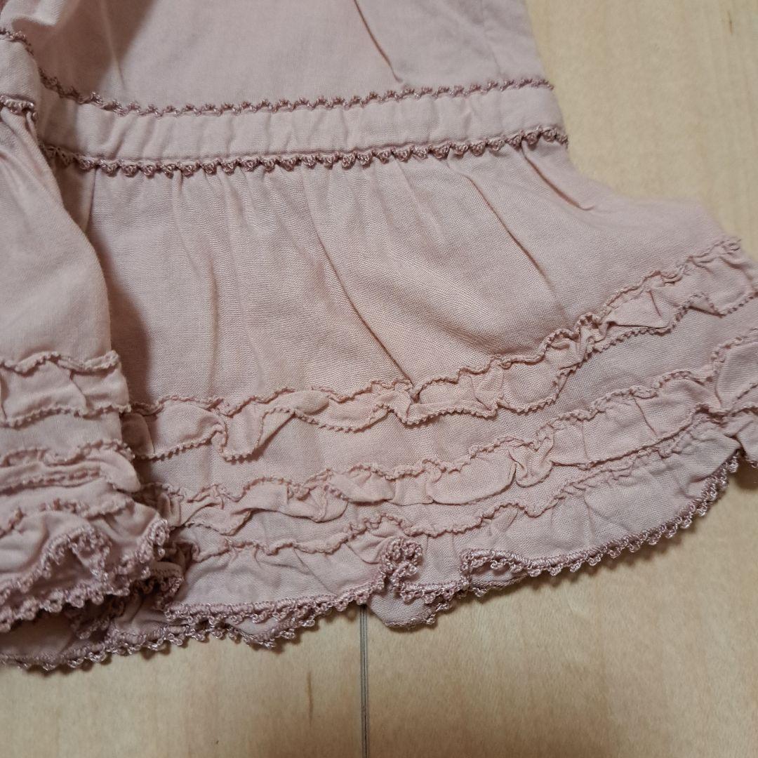 Pink House ピンクハウス　フリル半袖ブラウス ピンク