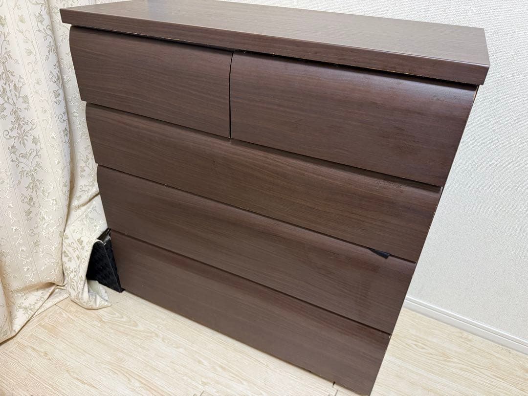 ニトリ ローチェスト　ブラウン