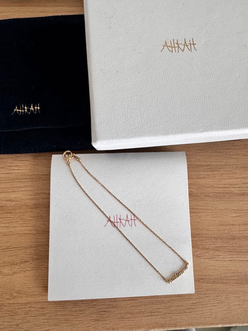アーカー AHKAH ネックレス K18YG ブレスレット