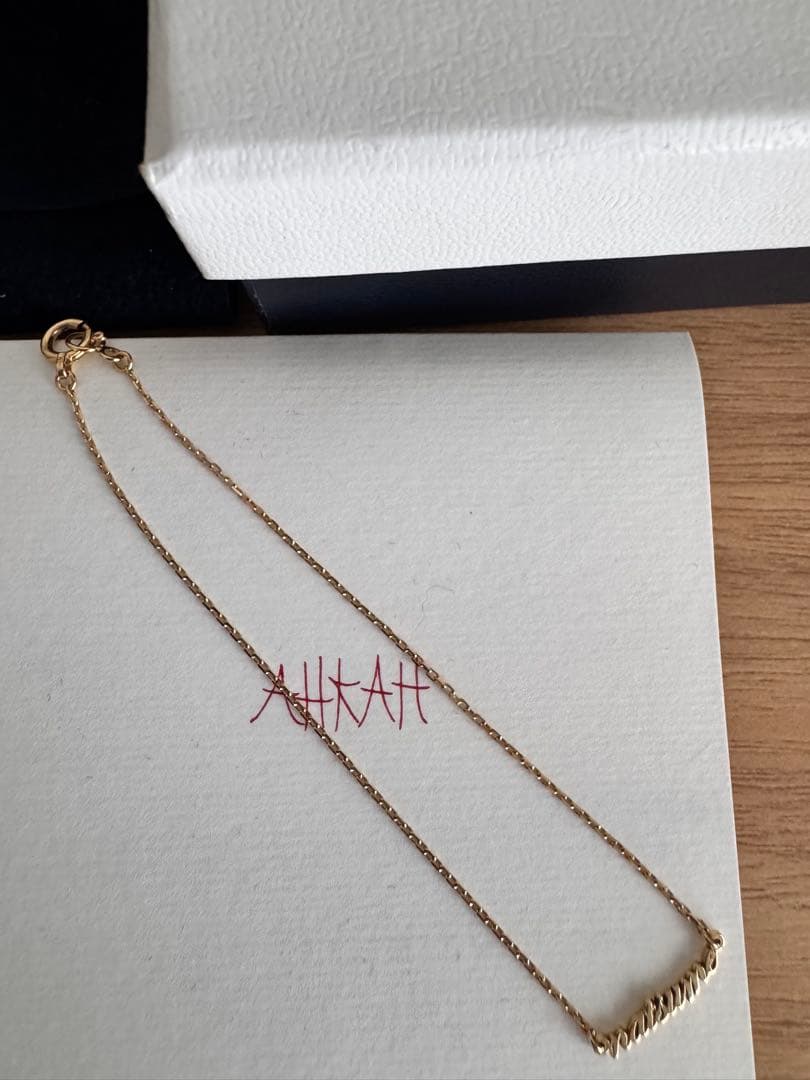 アーカー AHKAH ネックレス K18YG ブレスレット