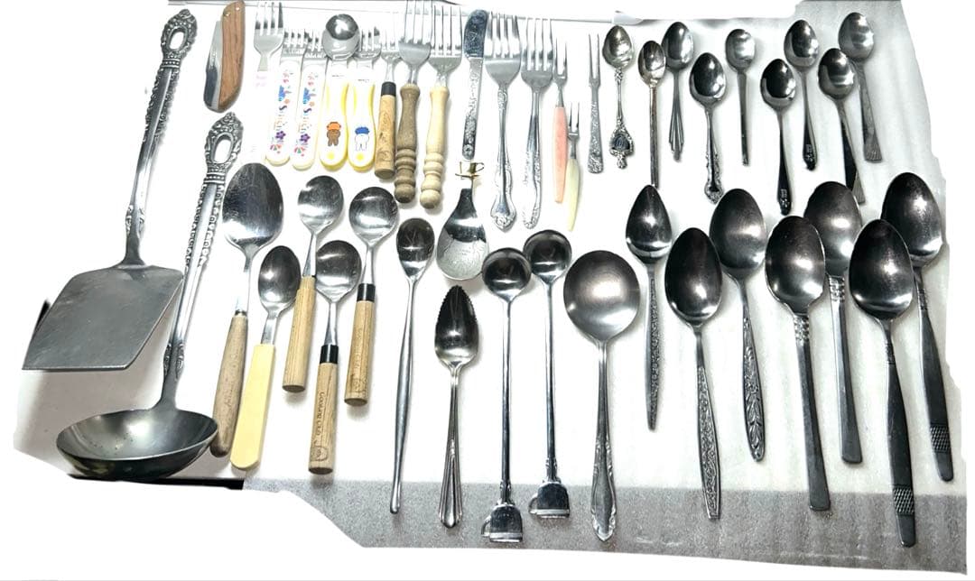 【レトロ】Afternoon Tea ティーキャディースプーン他カトラリーセット