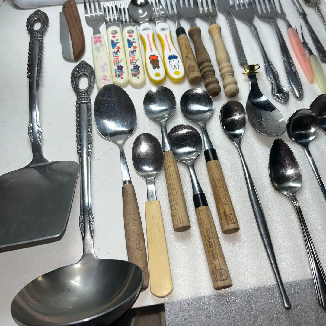 【レトロ】Afternoon Tea ティーキャディースプーン他カトラリーセット