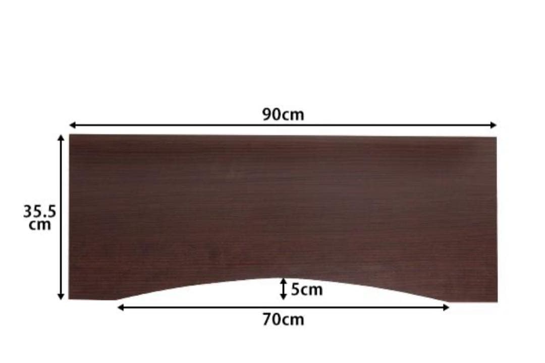 ネイルデスク　ネイルテーブル　カーブデザインデスク　キャスター付き