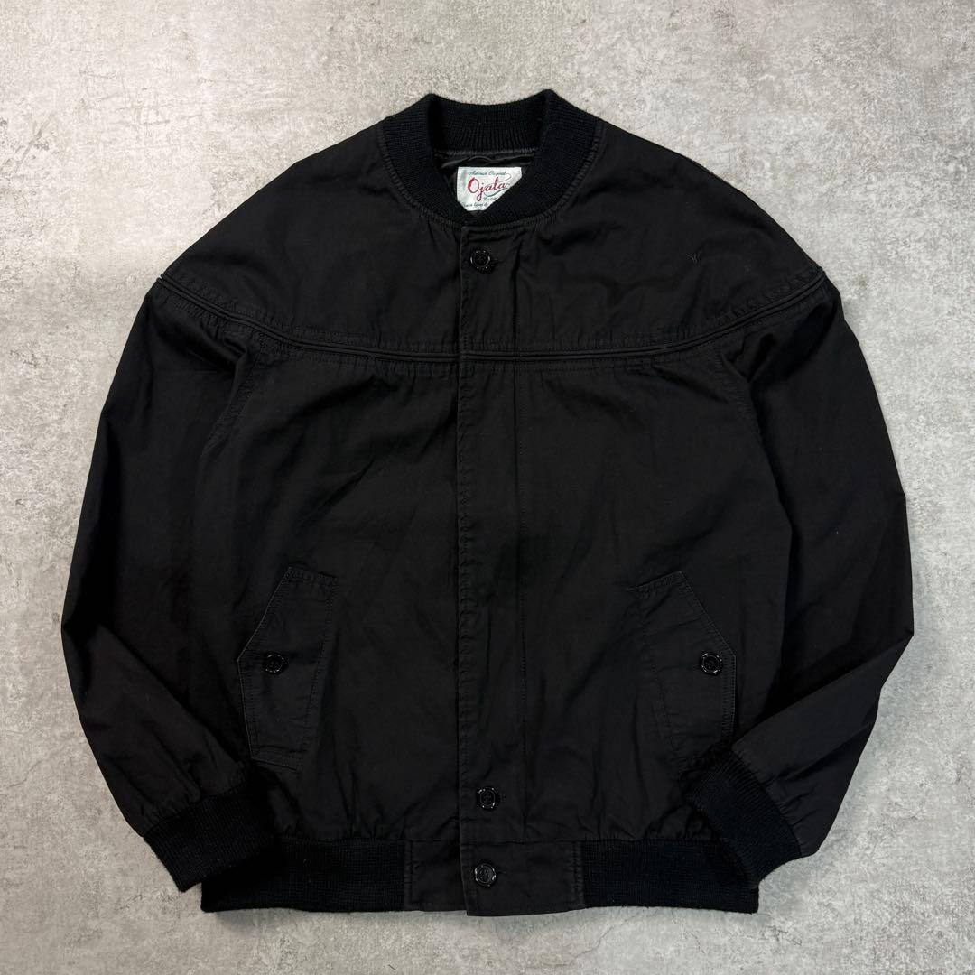 人気■Ojala【M】ダービージャケット カップショルダー ブラック アメカジ
