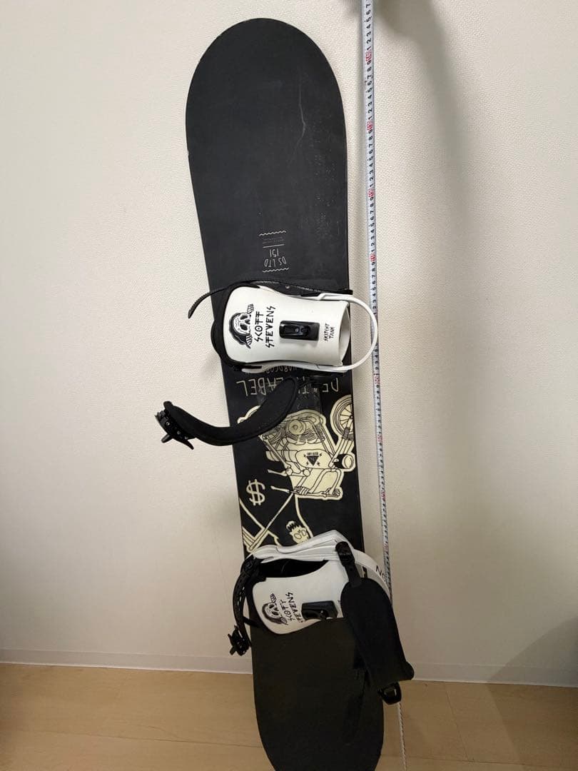 マサルさん専用DEATH LABEL スノーボード ブラック