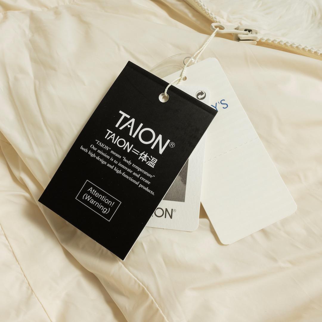 タグ付き ノーリーズ TAION 別注 ダイヤキルトスタンドロングダウン コート