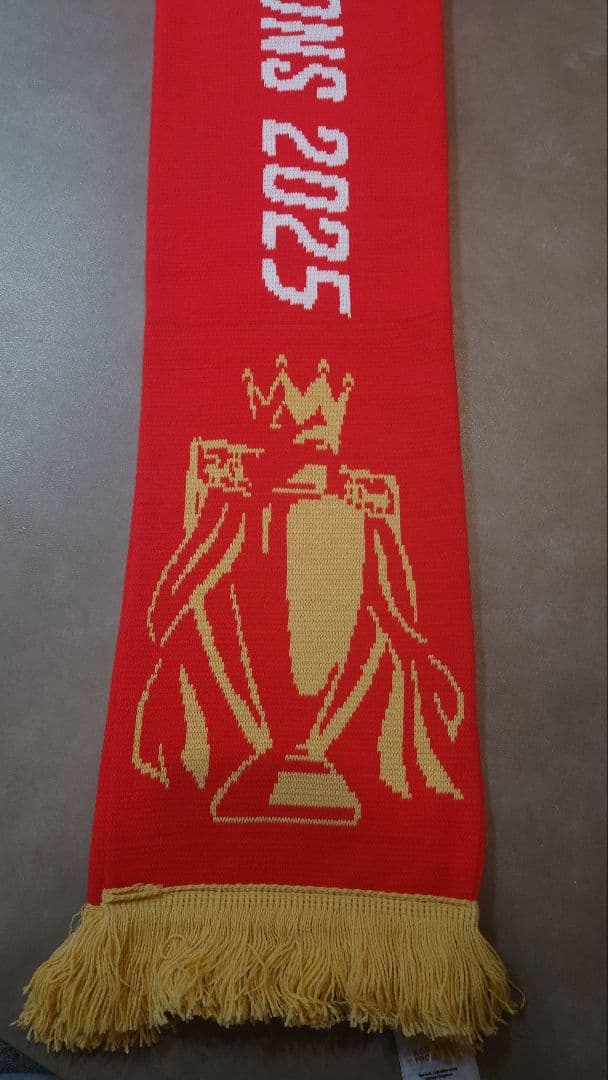 リバプールFC 2025年プレミアリーグチャンピオン記念スカーフ