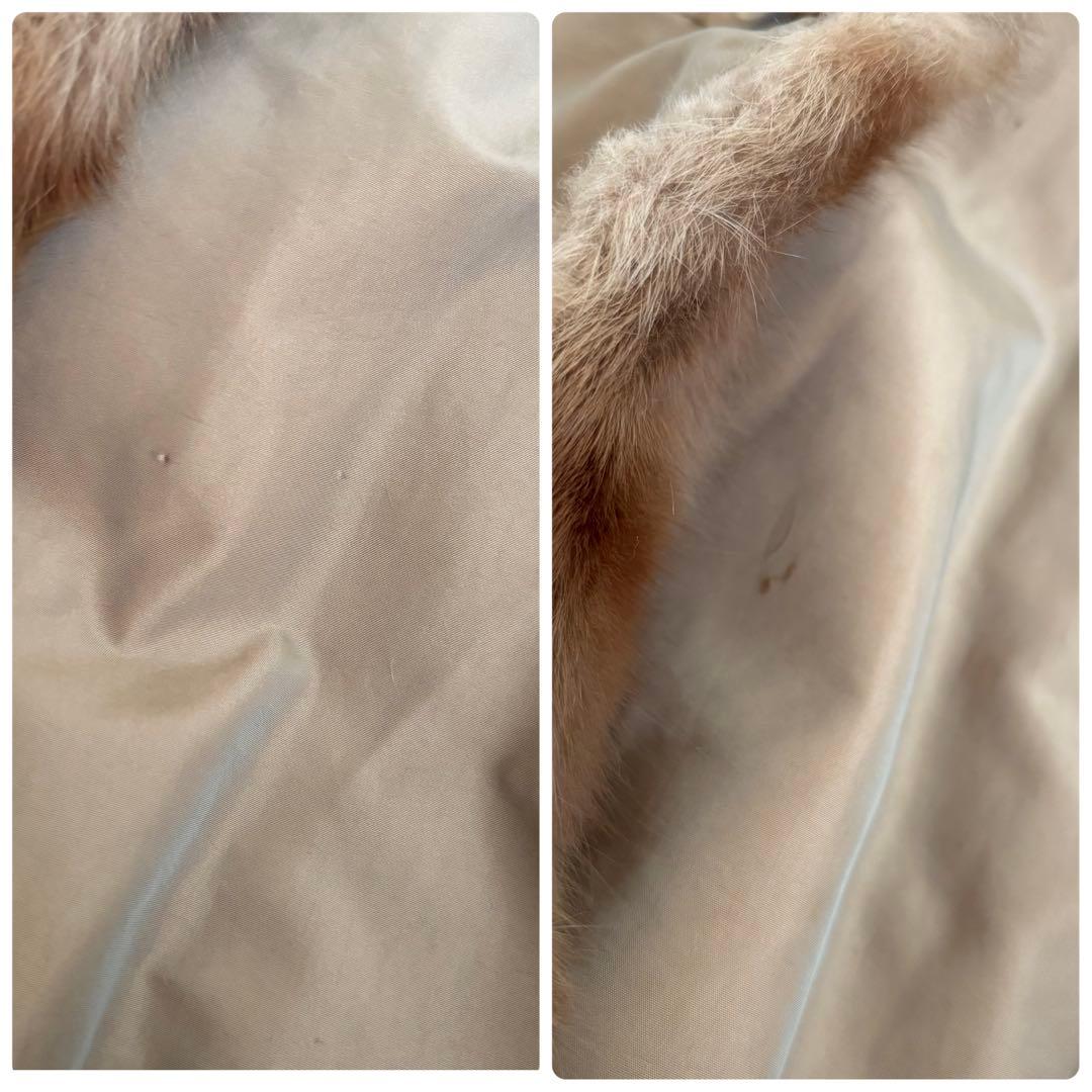 レリアン ロングコート リアルファー イヴサロモン 光沢 大きいサイズ 13+