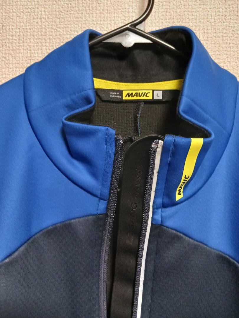 MAVIC サイクリングジャケット Lサイズ 青/黒