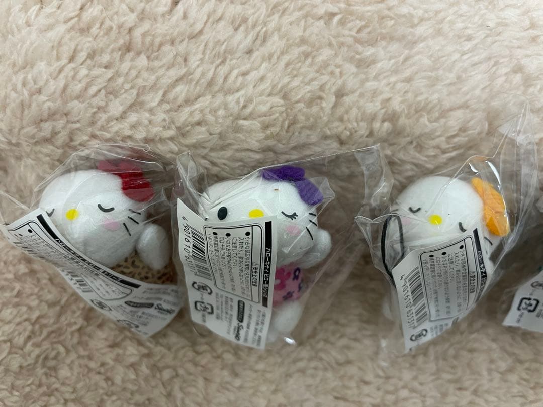 激レア！ハローキティマスコットストラップ ピロー風シリーズ10個セット