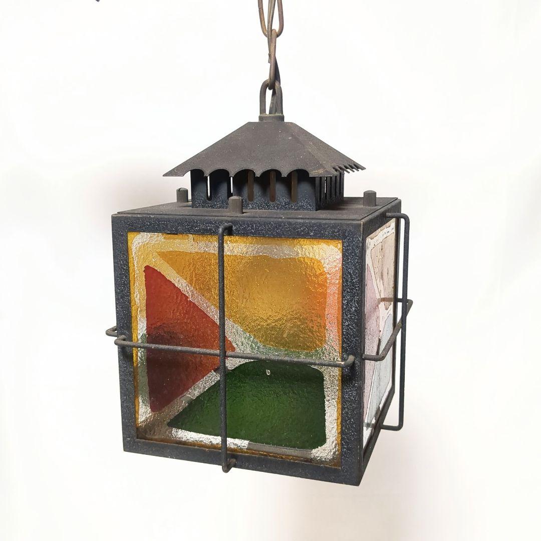 レトロ　 アンティーク　吊り照明　 ペンダントランプ　2個セット