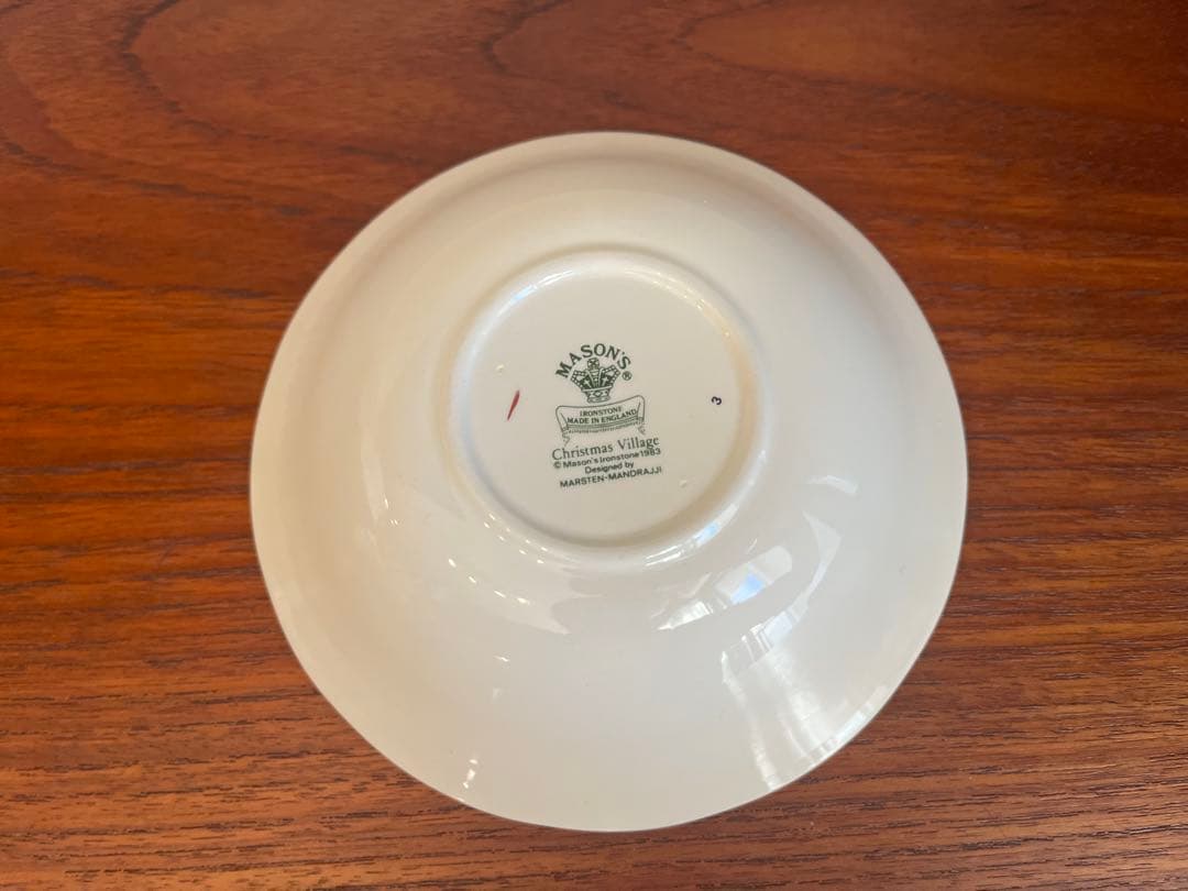 Mason’s Christmas village ボウル　4枚セット
