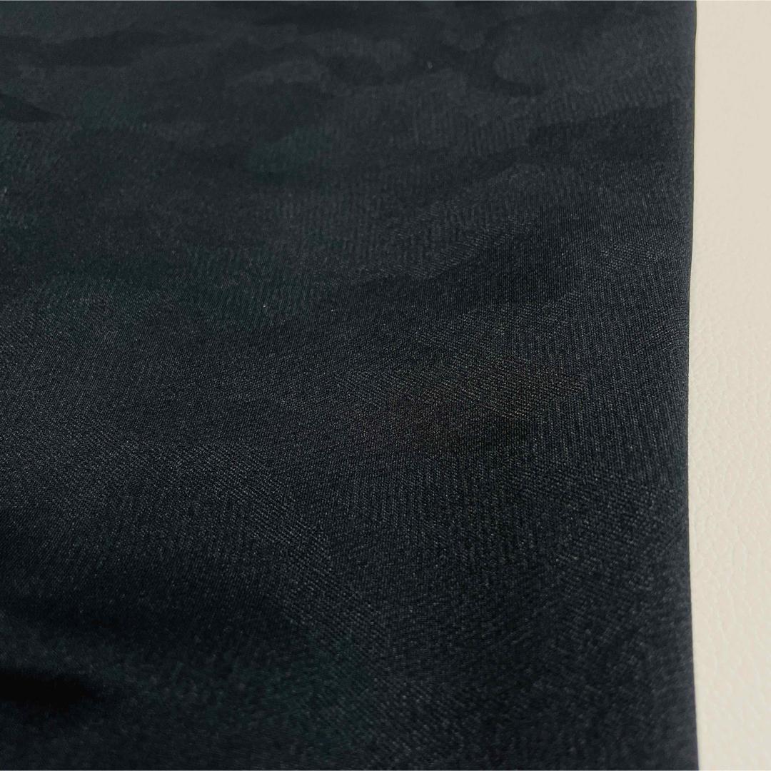 6583【美品】TFW49　3レイヤートラックパンツ　カモフラ　迷彩柄　ブラック