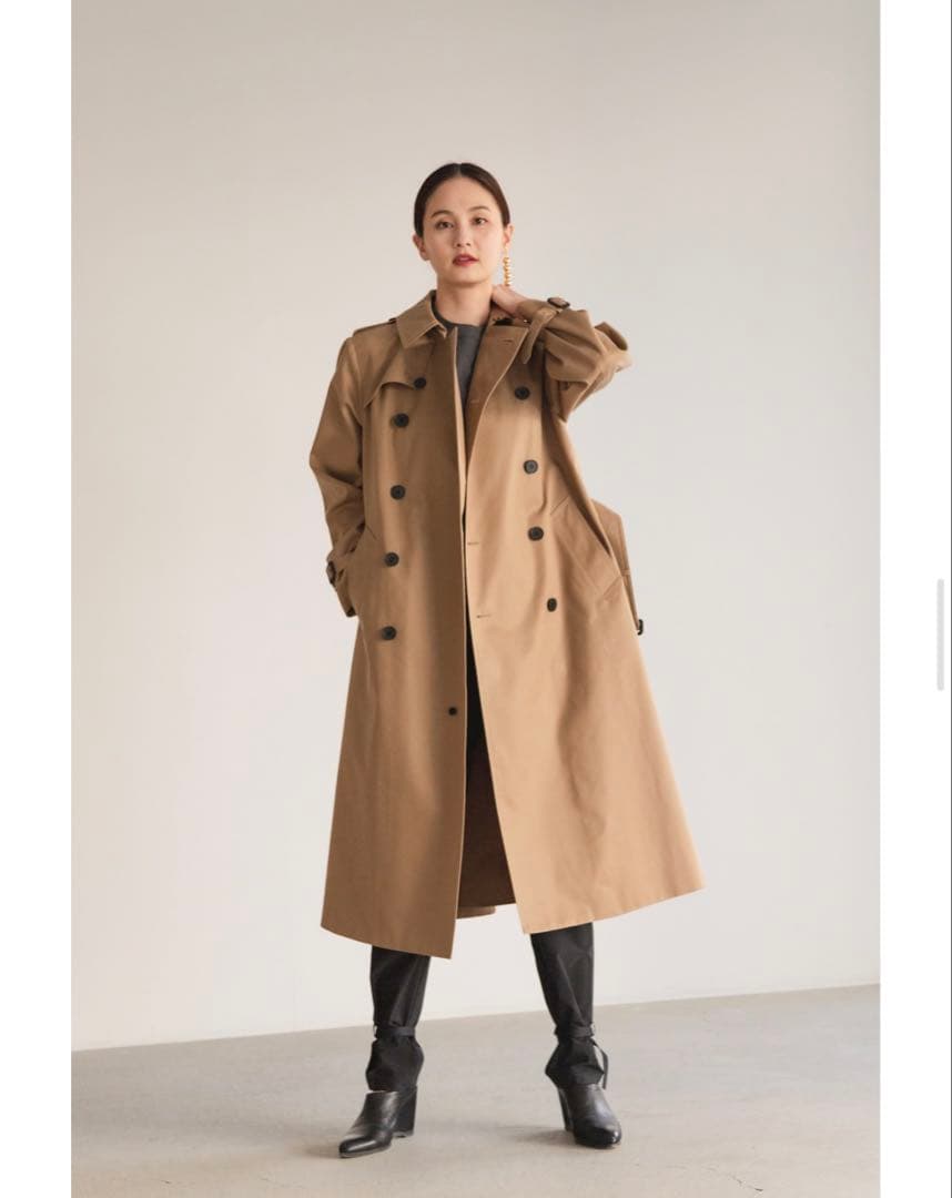 美品 HYKE トレンチコート サイズ2