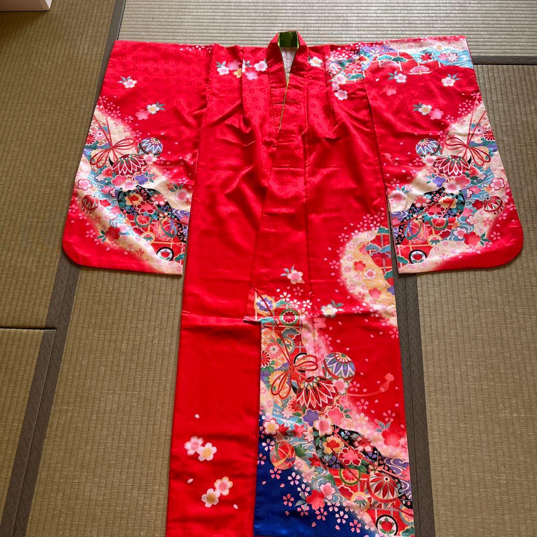 七五三　7歳　女の子用　着物セット