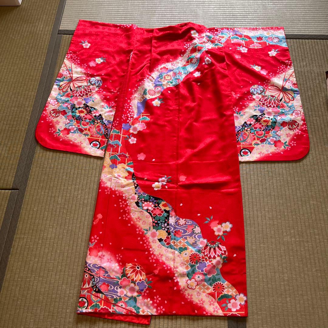 七五三　7歳　女の子用　着物セット