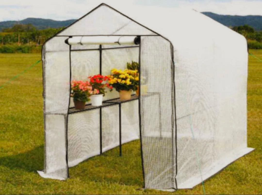 温室ビニールハウス特大120cm ×185cm ×190cm 週末限定価格値下げ