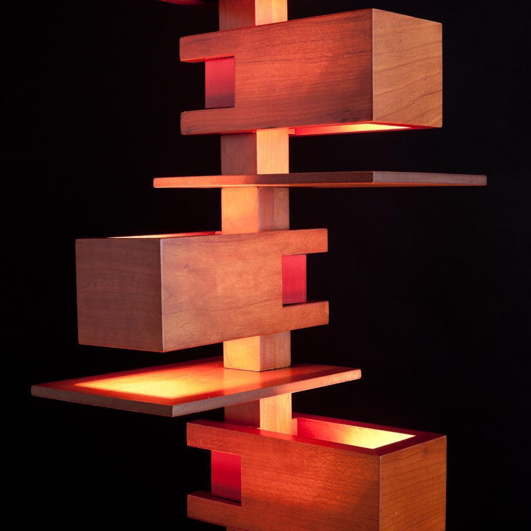 フランク・ロイド・ライト タリアセン2 フロアスタンド フロアライト ミドル 茶