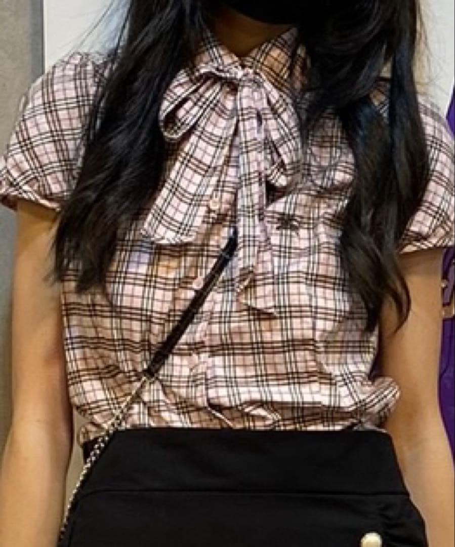 最終値下げ★美品★バーバリーブルーレーベル 半袖ブラウス ❤︎リボン付き❤︎