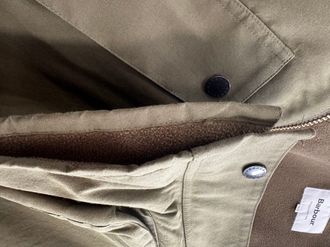 美品　Barbour バブアー別注 ビデイル ポーラテック ジャケット 38