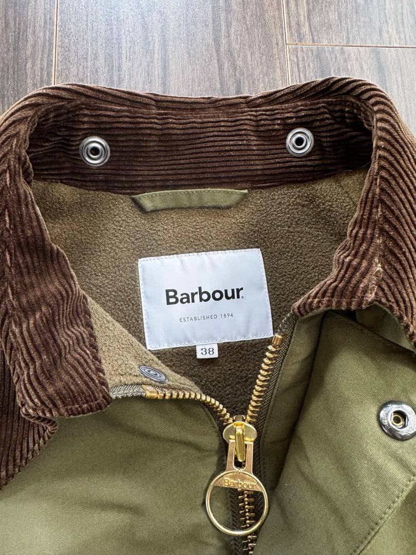 美品　Barbour バブアー別注 ビデイル ポーラテック ジャケット 38