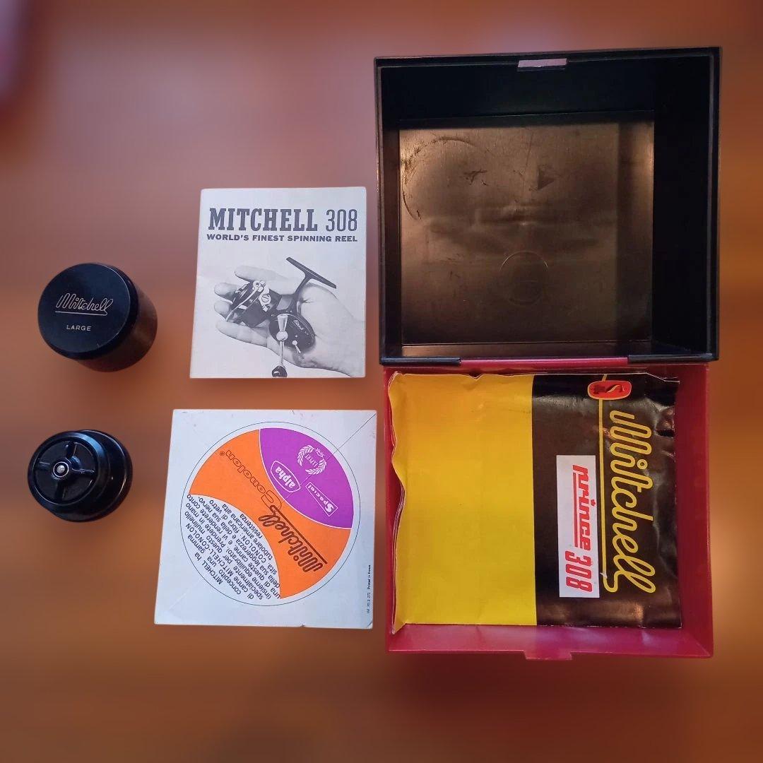 未使用品 ミッチェル308 スピニングリールプリンスロゴ　希少モデル