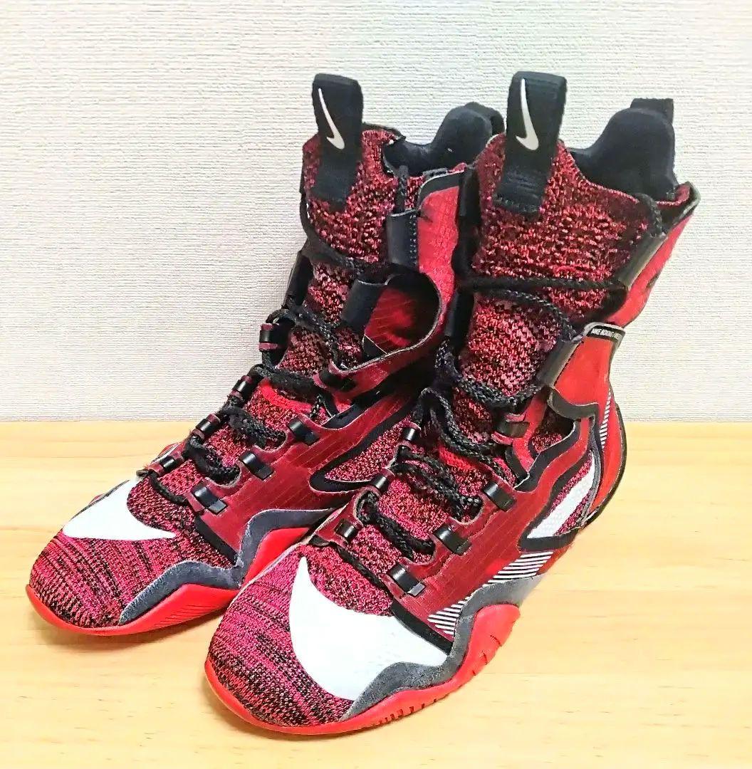 ナイキ ボクシングシューズ ハイパーKO2 赤 27cm／HyperKO