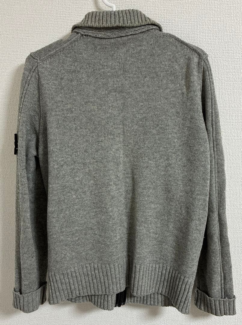 STONE  グレー カーディガン　ニット　M