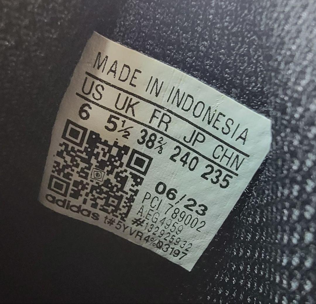 アディダス スーパースター ブラック/ゴールド 24㎝