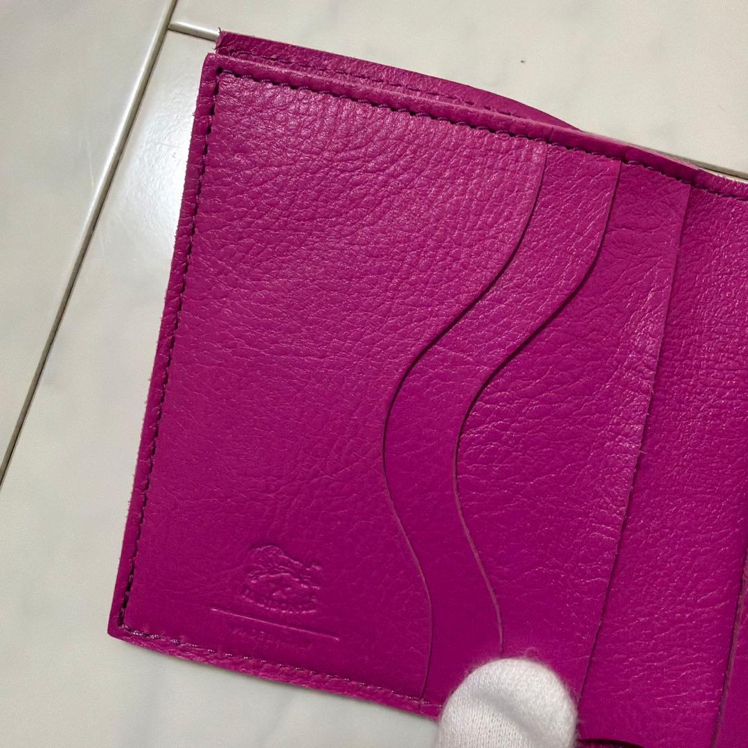 【新品未使用】IL BISONTE 二つ折り財布 がま口 イタリア製