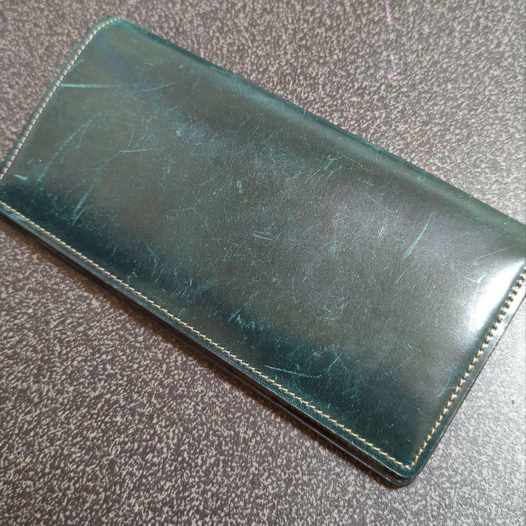 ココマイスター長財布　シェルコードバン