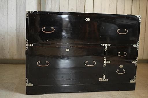 古いチェスト　引き出し4杯　タンス