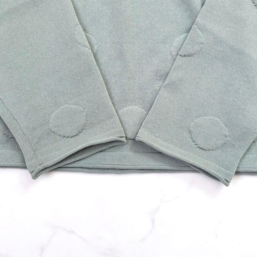 【未使用タグ付き】プランテーション デコドットニット くすみカラー