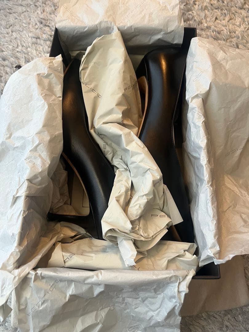 ペリーコ　24.5㎝　6㎝ヒール　黒パンプス