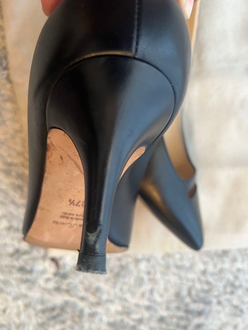 ペリーコ　24.5㎝　6㎝ヒール　黒パンプス