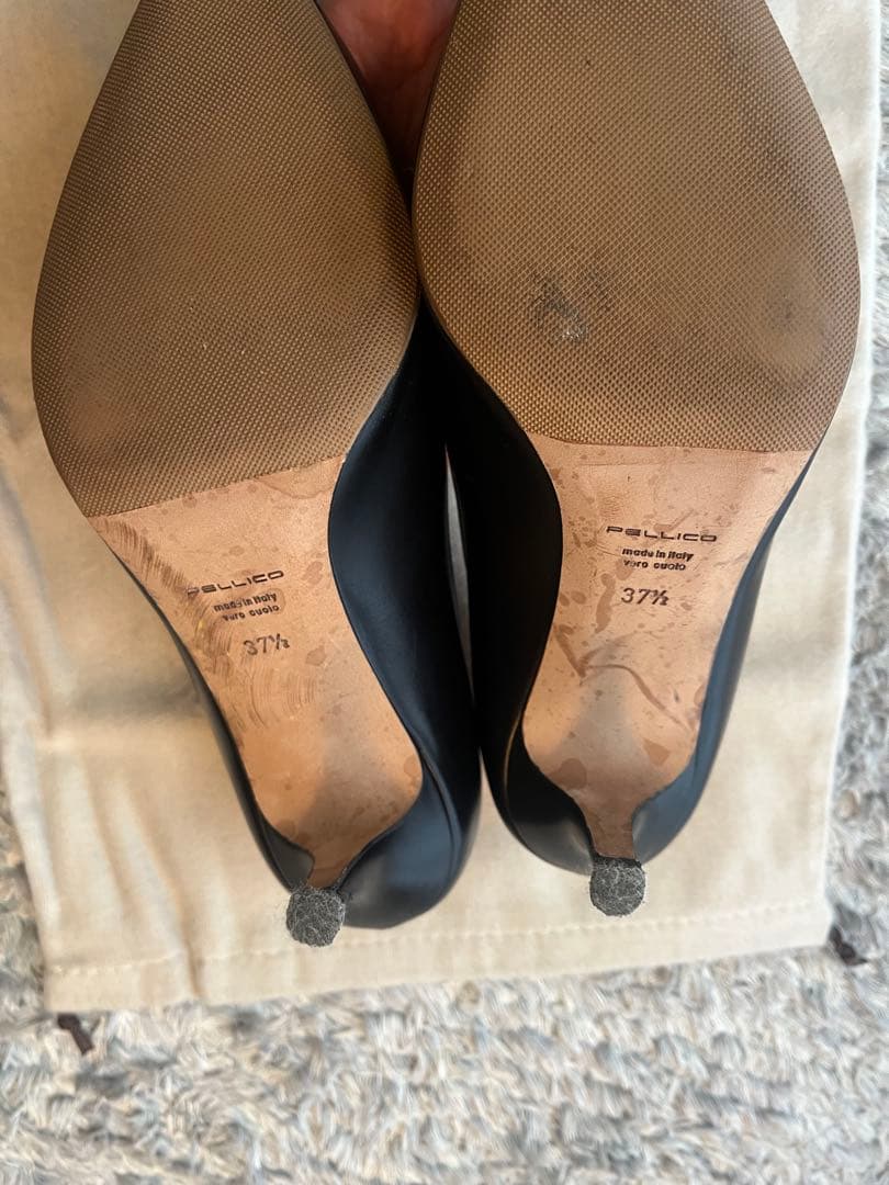 ペリーコ　24.5㎝　6㎝ヒール　黒パンプス