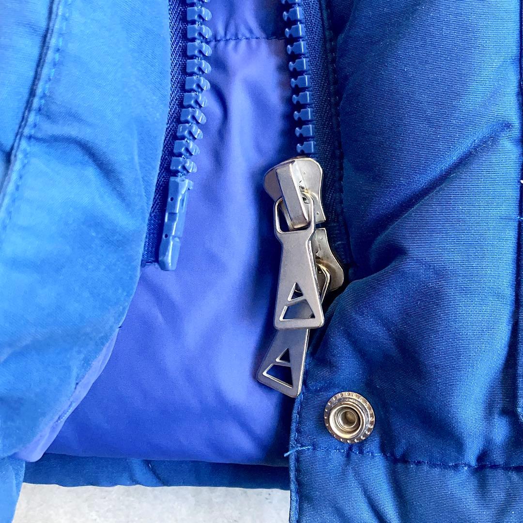 美品 ケープハイツ 高機能60/40ナイロンダウンジャケット 2way ブルー