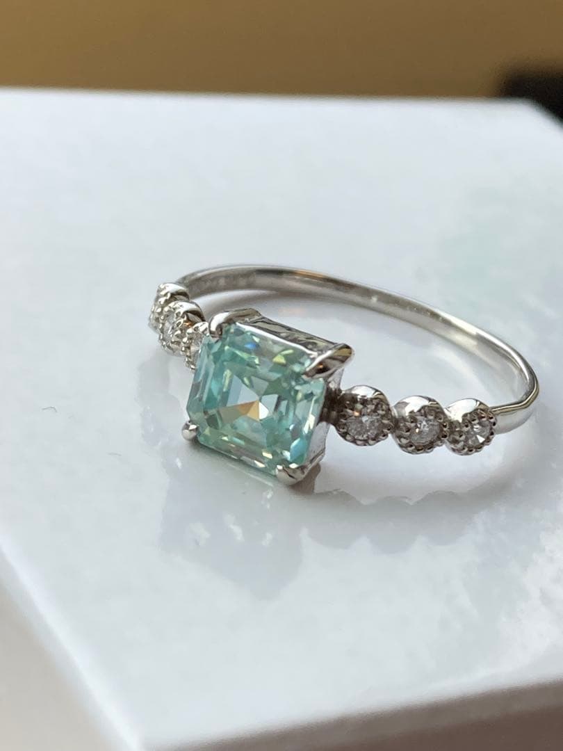 PTモアサナイトリング　13号