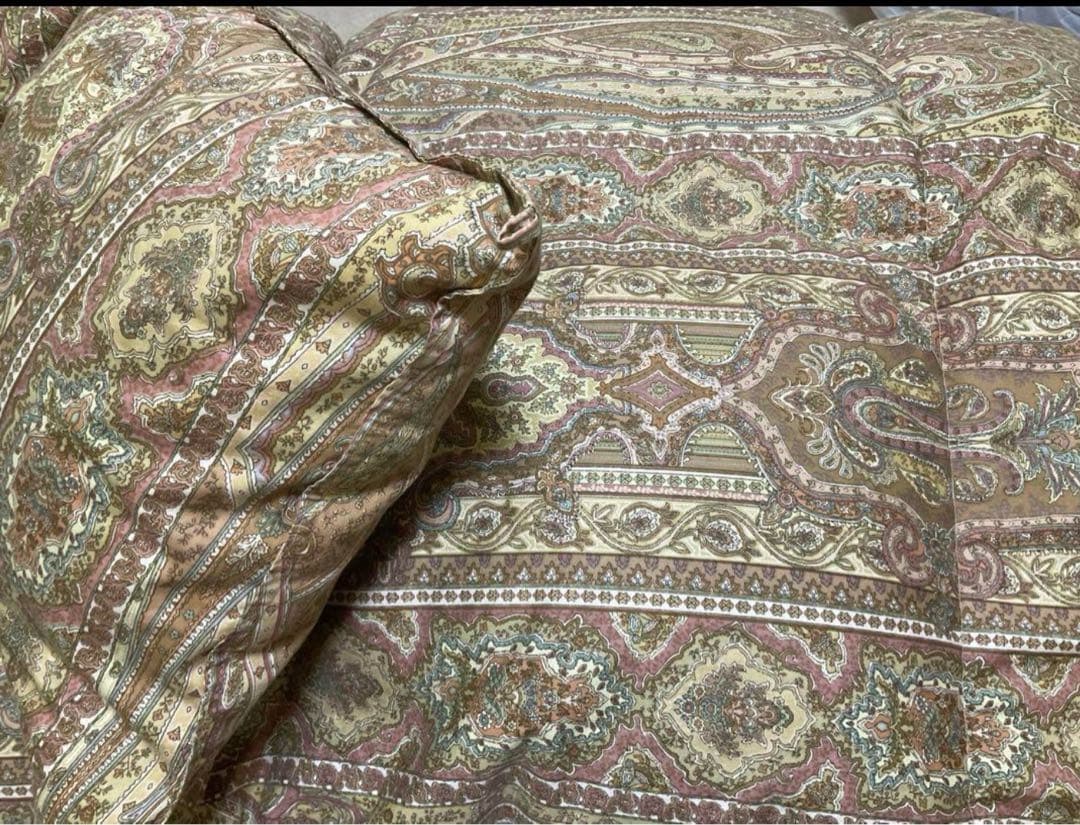 日本製中古高級羽毛布団ダウン90%詰物1.4kg