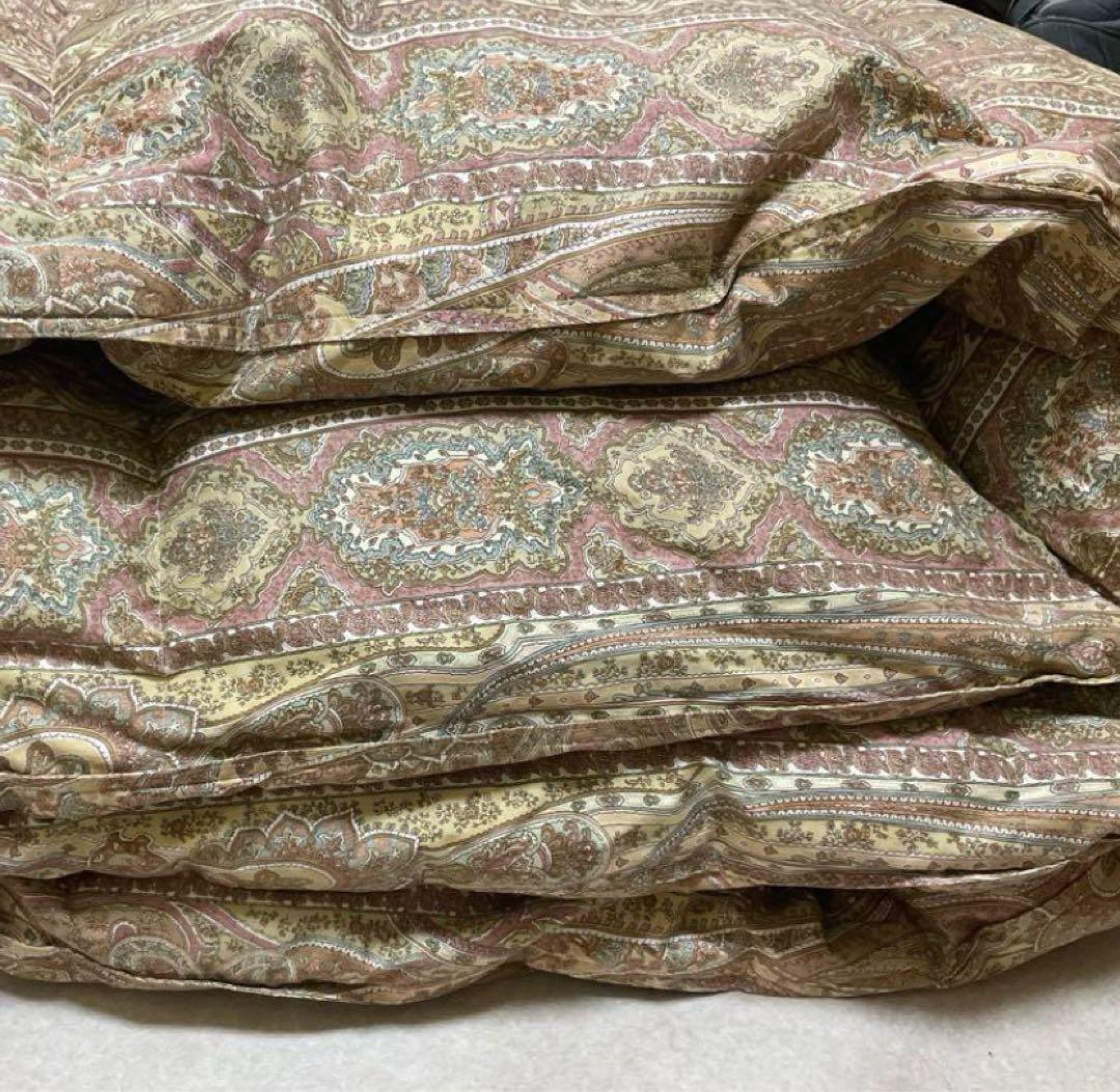 日本製中古高級羽毛布団ダウン90%詰物1.4kg