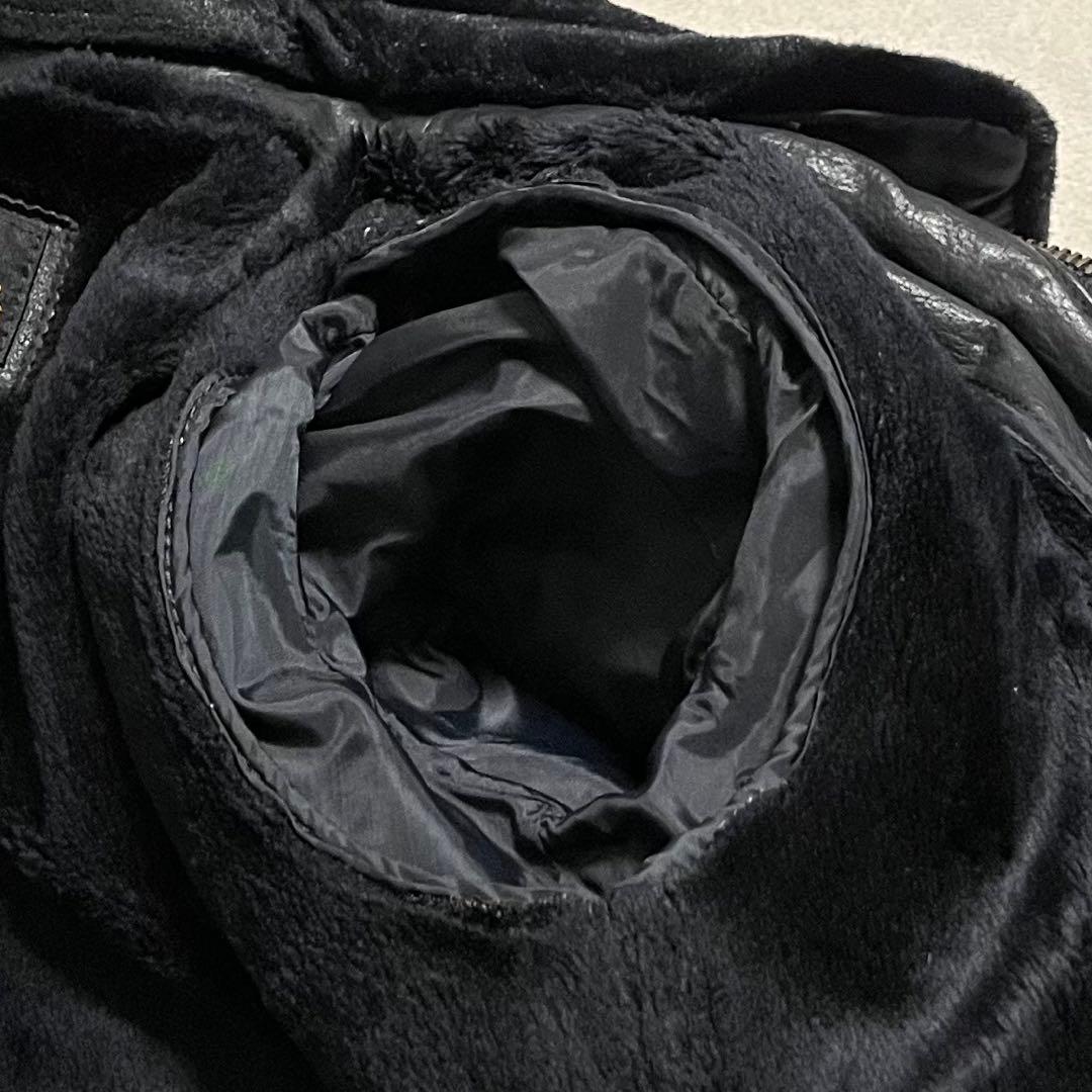 G-1 フライトジャケット　レザー　70s ビンテージ　　着脱可能ライナー付き