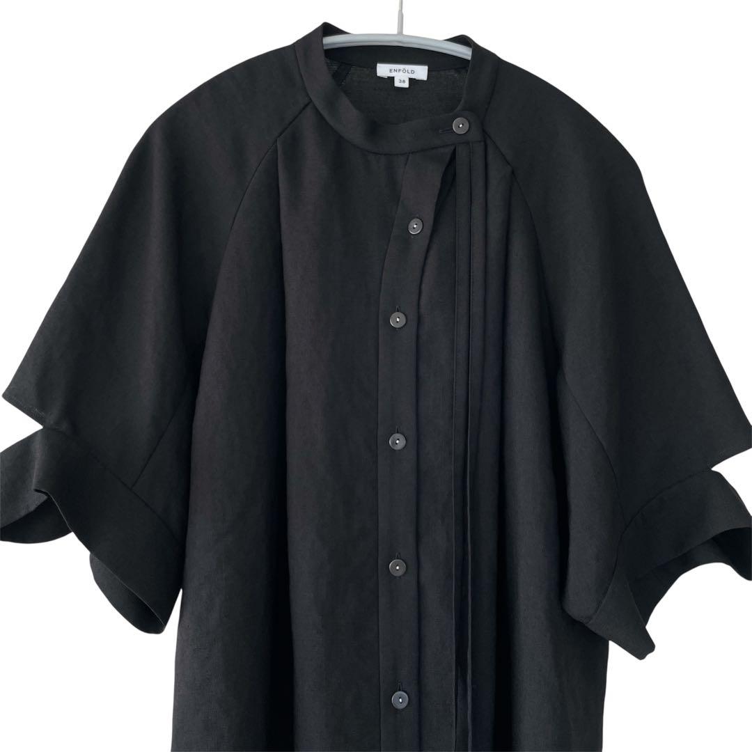 2024美品 ENFOLD エンフォルド TWO-WAY NECK BLOUSE