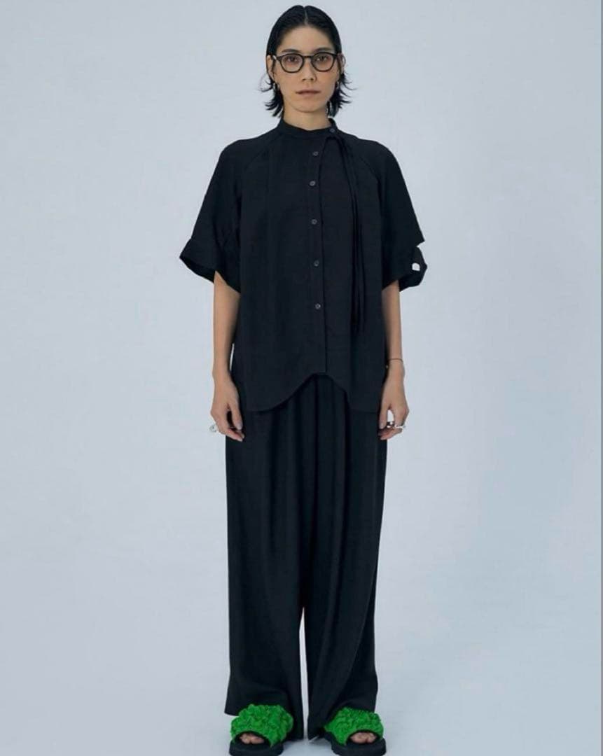 2024美品 ENFOLD エンフォルド TWO-WAY NECK BLOUSE