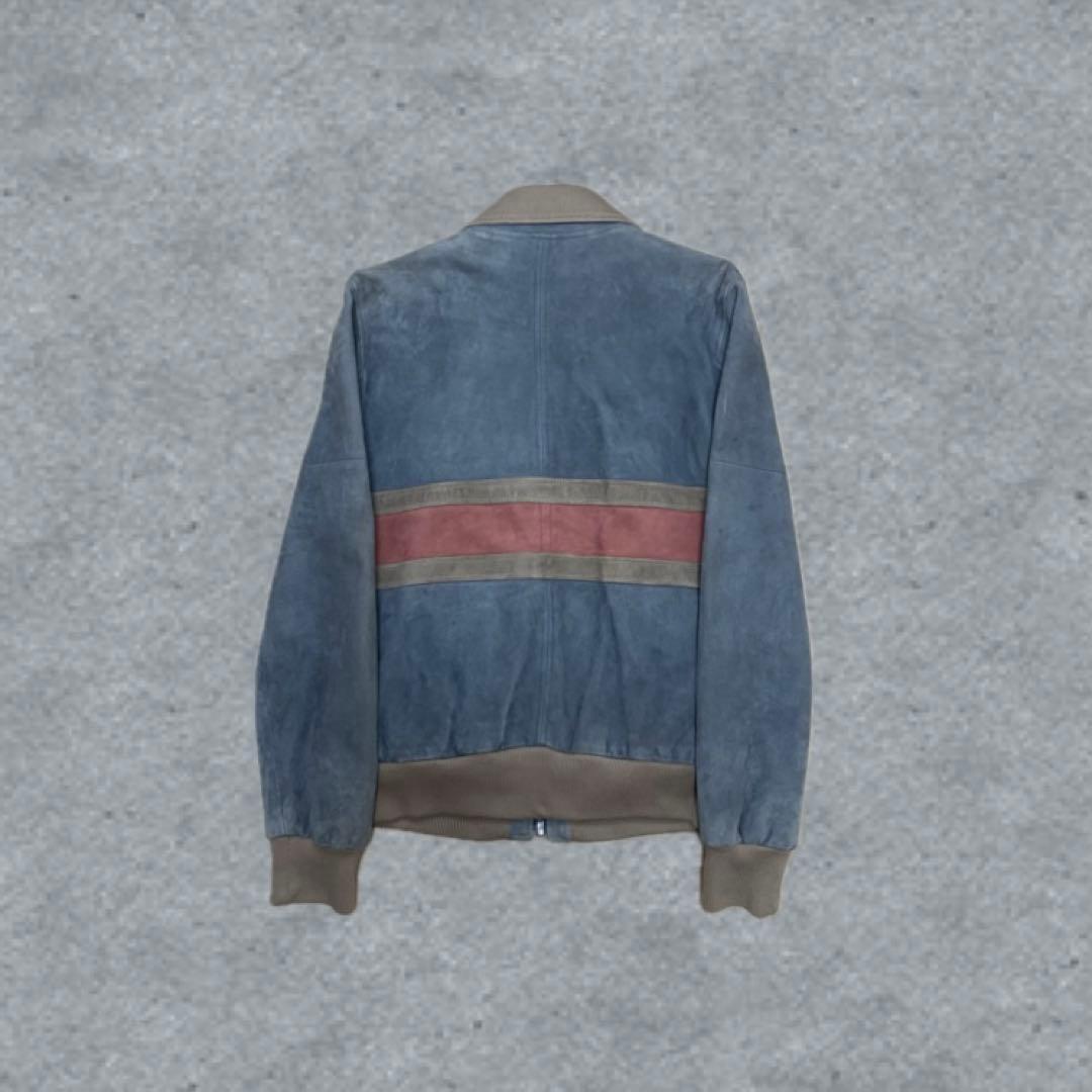 DOLCE & GABBANA スウェードレザーブルゾン