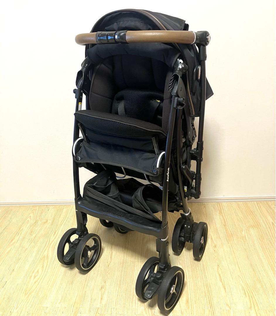 ✨1200台限定モデル✨Aprica ラクーナビッテクッション ブラック 黒